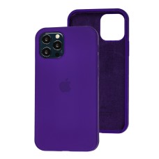 Чохол Silicone для iPhone 12 / 12 Pro case dark purple