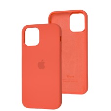 Чохол Silicone для iPhone 12 / 12 Pro case яскраво-рожевий