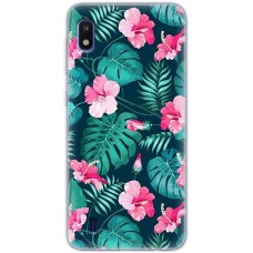 Чохол для Samsung Galaxy A10 (A105) MixCase квіти тропічні