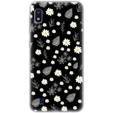 Чохол для Samsung Galaxy A10 (A105) MixCase квіти ромашки і листочки
