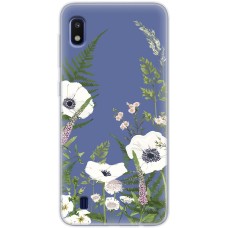 Чохол для Samsung Galaxy A10 (A105) Mixcase квіти білі квіти лісові трави