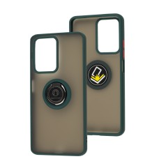 Чохол для Xiaomi  11T / 11T Pro LikGus Edging Ring оливковий