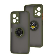 Чохол для Xiaomi Poco X5 / Note 12 5G 5G LikGus Edging Ring хакі
