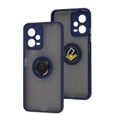 Чохол для Xiaomi Poco X5 / Note 12 5G 5G LikGus Edging Ring синій