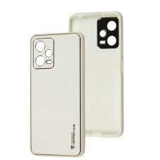 Чохол для Xiaomi Poco X5 / Note 12 5G Leather Xshield white