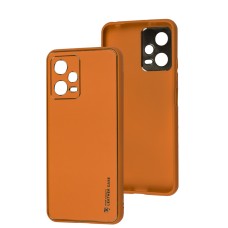 Чохол для Xiaomi Poco X5 / Note 12 5G Leather Xshield apricot