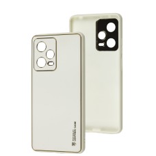 Чохол для Xiaomi Poco X5 Pro / Note 12 Pro Speed Leather Xshield white