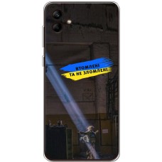 Чохол для Samsung Galaxy A04e (A042) MixCase патріотичні втомлені та не зломлені