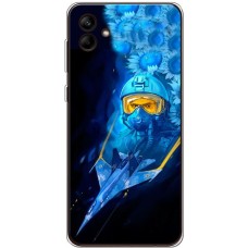 Чохол для Samsung Galaxy A04e (A042) MixCase патріотичні ас і соняшники