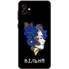 Чохол для Samsung Galaxy A04e (A042) MixCase патріотичні вільна українка