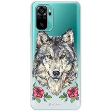Чохол для Xiaomi Redmi Note 10 / 10s Mixcase вовк дизайн 17