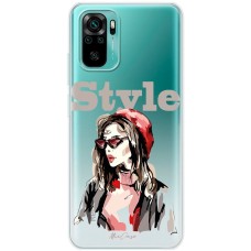 Чохол для Xiaomi Redmi Note 10 / 10s Mixcase дівчини дизайн 7