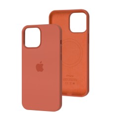 Чохол для iPhone 13 Pro Max MagSafe Silicone Full Size pink pomelo