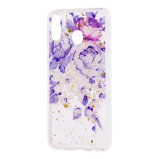 Чохол для Samsung Galaxy M20 (M205) Flowers Confetti "піони"
