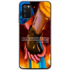 Чохол для Samsung Galaxy A03s (A037) MixCase патріотичні разом вистоїмо