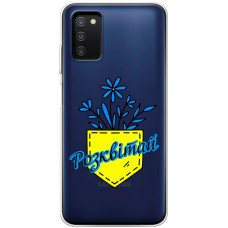 Чохол для Samsung Galaxy A03s (A037) MixCase патріотичні розквітай