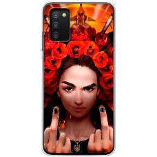 Чохол для Samsung Galaxy A03s (A037) MixCase патріотичні Чарівна Українка