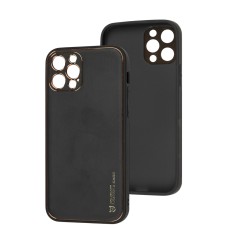 Чохол для iPhone 12 Pro Leather Xshield black
