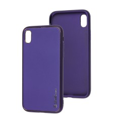 Чохол для iPhone Xr Leather Xshield ultra violet