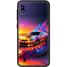 Чохол для Samsung Galaxy A10 (A105) MixCase машини неон mix
