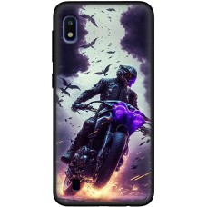 Чохол для Samsung Galaxy A10 (A105) MixCase машини неон мото