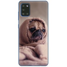 Чохол для Samsung Galaxy A31 (A315) Mixcase мопс у пледі
