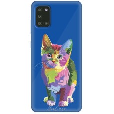 Чохол для Samsung Galaxy A31 (A315) Mixcase кольоровий котик