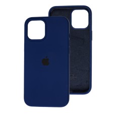 Чохол для iPhone 12 Pro Max Silicone Full deep navy