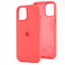 Чохол для iPhone 12 Pro Max Silicone Full оранжевий / pink citrus