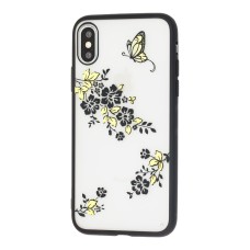 Чохол Luoya New для iPhone X / Xs soft touch метелик