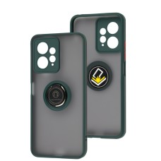 Чохол для Xiaomi  Redmi Note 12 4G LikGus Edging Ring оливковий