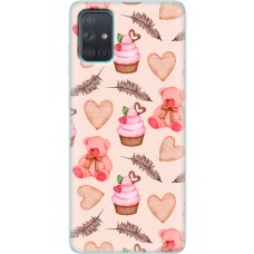 Чохол для Samsung Galaxy A71 (A715) MixCase день закоханих плюшевий ведмедик