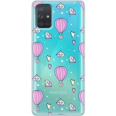 Чохол для Samsung Galaxy A71 (A715) MixCase день закоханих повітряна куля