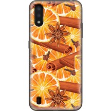 Чохол для Samsung Galaxy A01 (A015) MixCase осінь апельсини