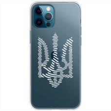 Чохол для iPhone 13 Pro MixCase патріотичні білий тризуб