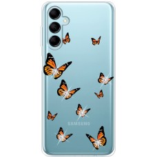 Чохол для Samsung Galaxy M14 (M146) Mixcase зі стрази метелики