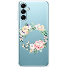 Чохол для Samsung Galaxy M14 (M146) Mixcase зі стразами вінок з квітами