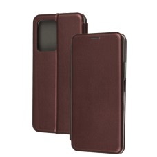 Чохол книжка Premium для Xiaomi 11T / 11T Pro бордовий