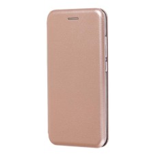 Чохол книжка Premium для Xiaomi Redmi 6 рожево-золотистий