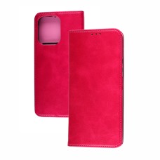 Чохол книжка для Xiaomi Redmi 13C / Poco C65 Black magnet рожевий