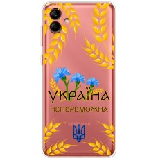 Чохол для Samsung Galaxy A04 (A045) MixCase патріотичні Україна непереможна