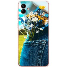 Чохол для Samsung Galaxy A04 (A045) MixCase патріотичні квіти України