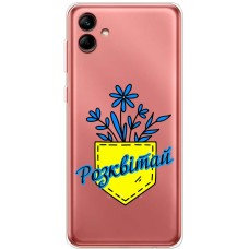 Чохол для Samsung Galaxy A04 (A045) MixCase патріотичні розквітай