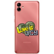 Чохол для Samsung Galaxy A04 (A045) MixCase патріотичні Love is ЗСУ