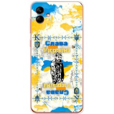 Чохол для Samsung Galaxy A04 (A045) MixCase патріотичні Слава Воїну незалежної Україн