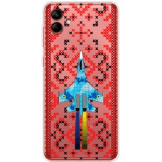 Чохол для Samsung Galaxy A04 (A045) MixCase патріотичні Винищувач України