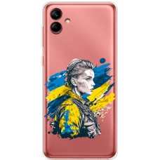 Чохол для Samsung Galaxy A04 (A045) MixCase патріотичні незламна Українка
