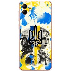 Чохол для Samsung Galaxy A04 (A045) MixCase патріотичні сильні та нескорені
