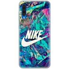 Чохол для Samsung Galaxy A50 / A50s / A30s MixCase логотип лого спорт на кольоровому