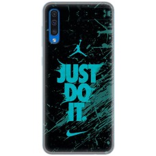 Чохол для Samsung Galaxy A50 / A50s / A30s MixCase логотип лого спорт на чорному